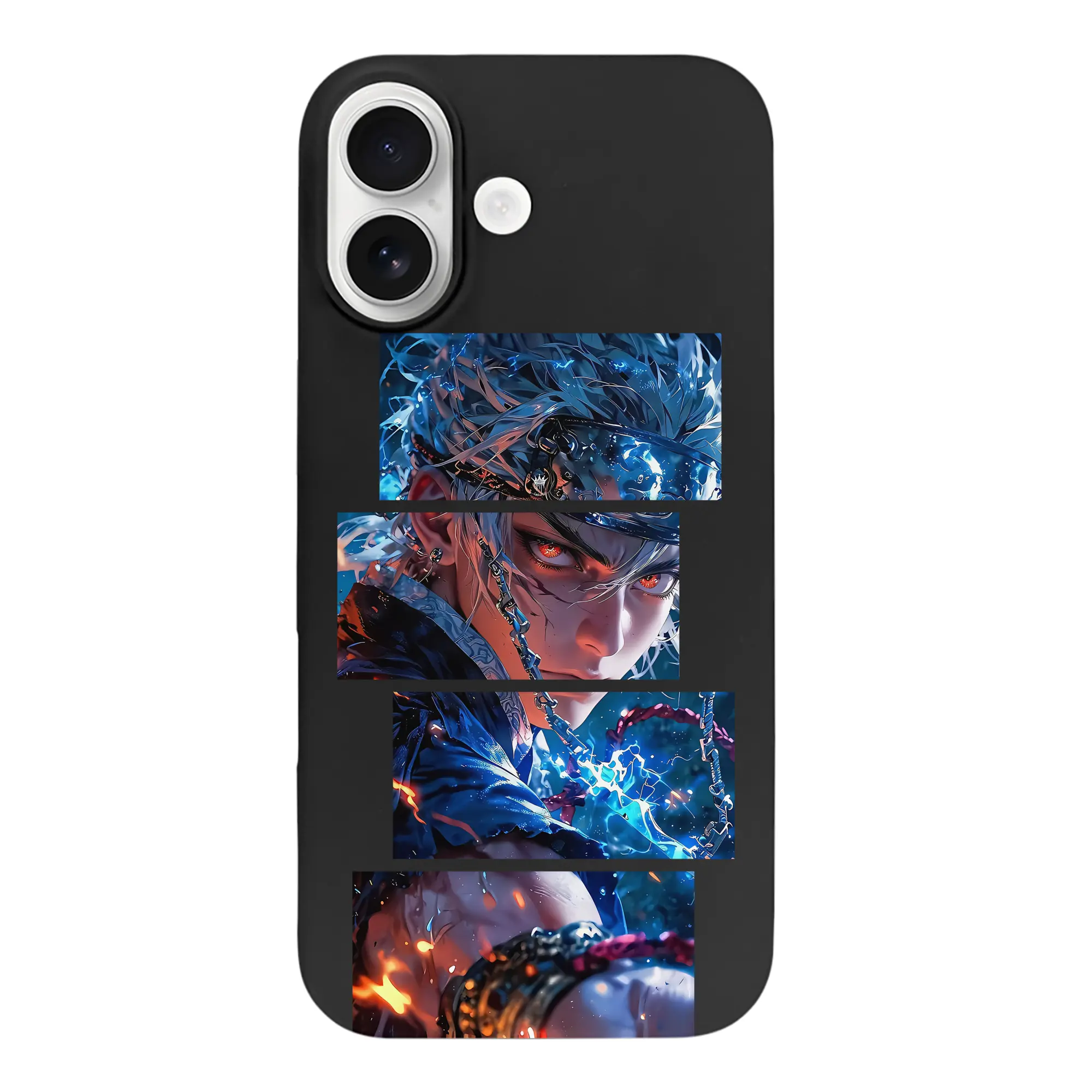 鬼滅の刃 グッズ,宇髄 天元 - iPhone 17 シリーズ シリコンケース 薄型 耐衝撃 指紋防止 ソフトタッチカバー 精密フィット 傷防止 保護ケース iPhone 17/17 Air/17 Pro/17 Pro Max 対応